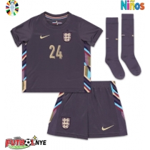 Camiseta Inglaterra Cole Palmer #24 Visitante Equipación para niños Eurocopa 2024 manga corta (+ pantalones cortos)